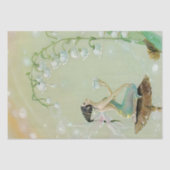  bosrijke fee in de tuin tissuepapier (Voorkant)