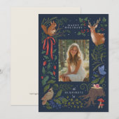 bosrijke feestdagen | wenskaart kerst feestdagenkaart (Voorkant / Achterkant)