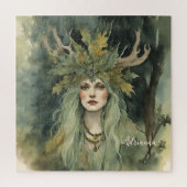 bosrijke heks legpuzzel (Verticaal)