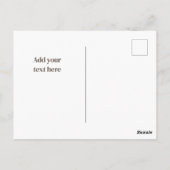 Bosrode Vos Bedankkaart Briefkaart (Achterkant)