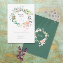 Bosroos Groene Slinger Bloemstuk RSVP