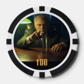 Boss 100 dollar poker chip (Voorkant)
