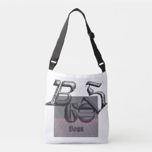 🔥 BOSS 3D Graphic Crossbody Bag-Bold Urban Style Tas