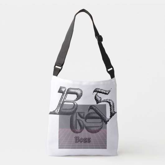 🔥 BOSS 3D Graphic Crossbody Bag-Bold Urban Style Tas (Voorkant)