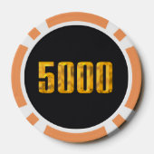 Boss 5000 dollar poker chip (Achterkant)