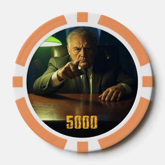 Boss 5000 dollar poker chip (Voorkant)
