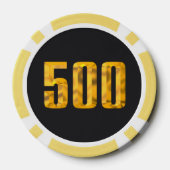 Boss 500 dollar poker chip (Achterkant)