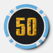 Boss 50 dollar poker chip (Achterkant)