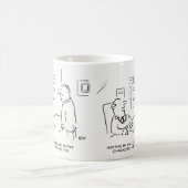 Boss Applauds Worker voor Lage Salaris Koffiemok (Center)