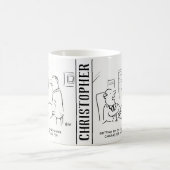 Boss Applauds Worker voor Lage Salaris Koffiemok (Center)