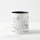 Boss Applauds Worker voor Lage Salaris Mok (Midden)