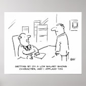 Boss Applauds Worker voor Lage Salaris Poster (Voorkant)