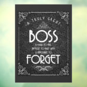 Boss-appreciatieweekbord Raamsticker (Vel 3)