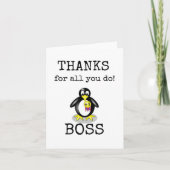 Boss Appreciation, dank je baas Kaart (Voorkant)