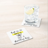 Boss appreciation week bedankt voor bijen kartonnen onderzetters (Insitu)