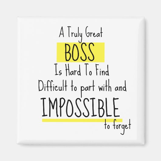 Boss appreciation week magneet (Voorkant)