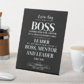 Boss appreciation week Mentor, leider Reclamebord Met Voetstuk (Insitu)