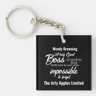 Boss appreciation week sleutelhanger