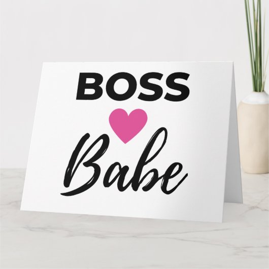 Boss Babe 2 Kaart (Voorkant)