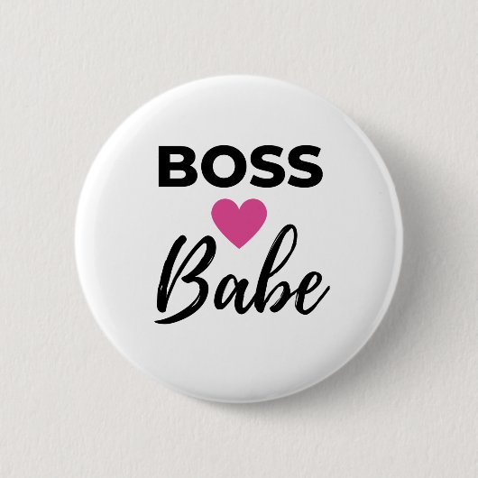 Boss Babe 2 Ronde Button 5,7 Cm (Voorkant)