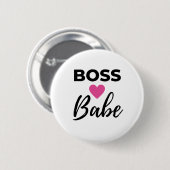 Boss Babe 2 Ronde Button 5,7 Cm (Voorkant /achterkant)