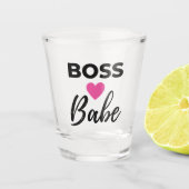 Boss Babe 2 Shot Glas (Voorkant)