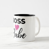 Boss Babe 2 Tweekleurige Koffiemok (Voorkant rechts)