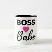Boss Babe 2 Tweekleurige Koffiemok (Center)