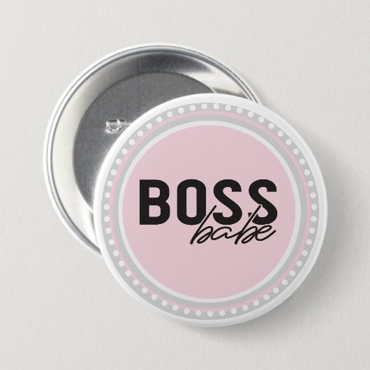 Boss Babe Button (Voorkant /achterkant)