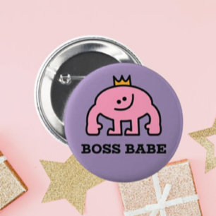 Boss Babe Button – Pinback Flair