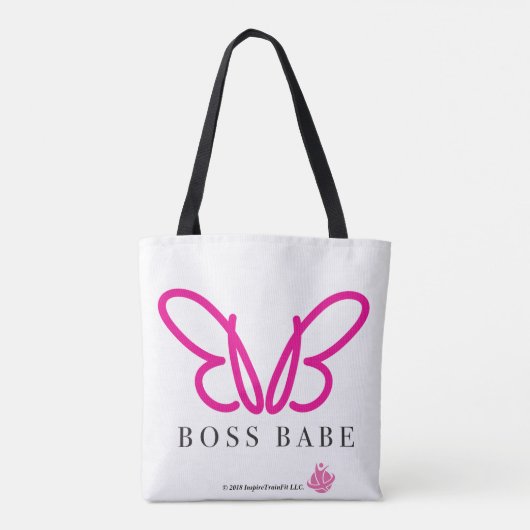 Boss Babe Canvas tas (Achterkant)