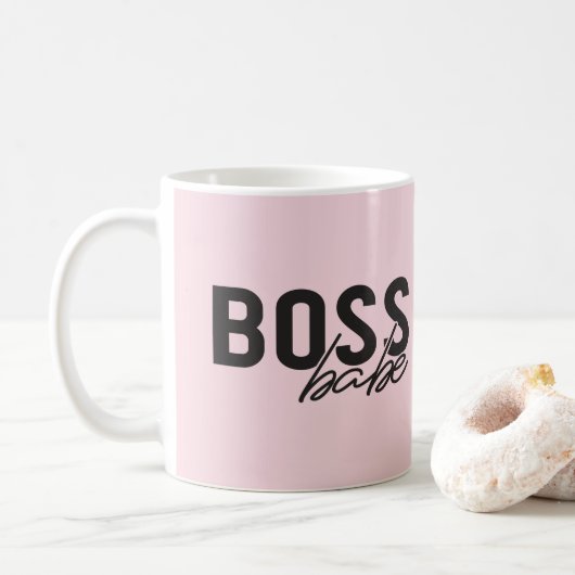 Boss Babe Coffee Mok (Met donut)