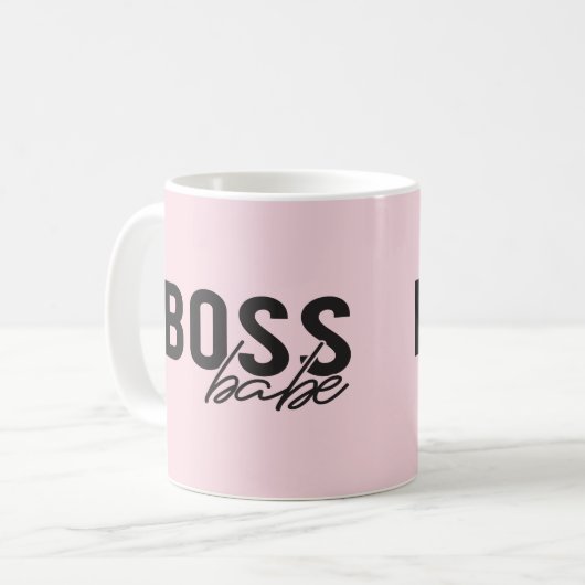 Boss Babe Coffee Mok (Voorkant links)