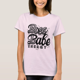Boss Babe Energy Retro-T-shirt T-shirt