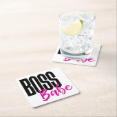 Boss Babe Entrepreneur Succesdoelstellingen Dreams Kartonnen Onderzetters (Insitu)