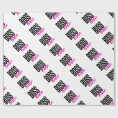 Boss Babe, Girl Boss Cadeaupapier (Vlak)