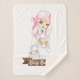 Boss Babe gooit de sherpa deken naar huis