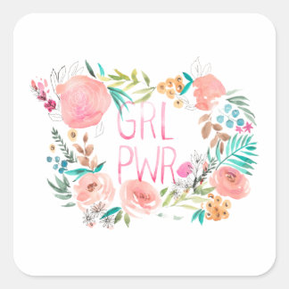 Boss Babe Ii Vierkante Sticker