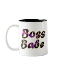 Boss Babe in Black Floral