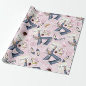 Boss Babe, Meisje Power Wrapping Papier (Uitgerold)