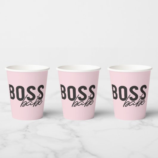 Boss Babe Papieren Bekers (Multi)