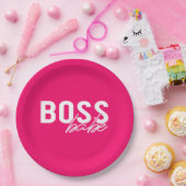 Boss Babe Papieren Bordje (Feest)