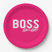 Boss Babe Papieren Bordje (Voorkant)