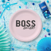 Boss Babe Papieren Bordje (Feest)