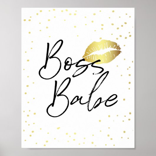 Boss Babe Poster (Voorkant)