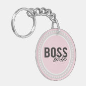 Boss Babe Sleutelhanger (Voorkant Links)