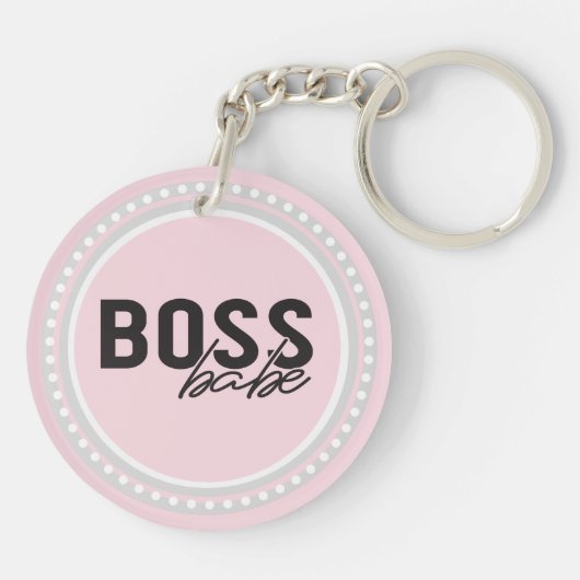 Boss Babe Sleutelhanger (Achterkant)