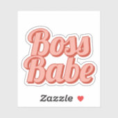 Boss babe sticker (Vel)