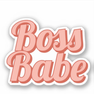 Boss babe sticker