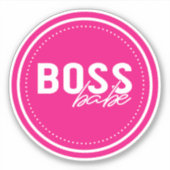 Boss Babe Sticker (Voorkant)